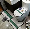Novo conjunto pr￡tico de banheiros retro banheiros brancos 3 pe￧as conjuntos de hot￩is banheiro n￣o deslizante tapete de banheiro familiar tapetes para casa