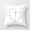 Подушка декоративная наволочка геометрическая полиэфирная хлопковая домашняя декор Care Cover Dofa 45x45см