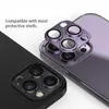 Armor Camera Lens Protector Cover Cases Metal Ring Back Camers Tempered Glass Film Case Eagle Eye Integrated Films Full Envelope Stick Paste For iPhone 14 Plus Pro Max