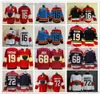 Movie College Ice Hockey Wears Jerseys Stitched 16AleksanderBarkov 5AaronEkblad 19MatthewTkachuk 72SergeiBobrovsky 68JaromirJagr Mannen jeugd Vrouwen Blank