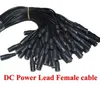 18Awg DC 5521mm 5521 Kvinnlig plug CCTV Power Charger Cable Cirka 25 cm DHL300PCS4013238
