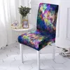 Chair Covers 3D Vintage Floral Print Home Decor Cover Removable Anti-dirty Dustproof Stretch Chairs For Bedroom