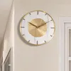 Orologi da parete Lusso Silenzio Nordic Creatività Camera da letto Decorare ARTE Moderno Semplice Horloge Murale Home Fashion EK50bgz