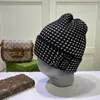 Luxe Élastique Bonnet Hiver Designer Bonnet Bonnets En Tricot Casquette C Crâne Chapeau Hommes Femmes Designers Bonnets Bonnet De Laine Chapeaux Équipés Un208O