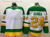 Movie College Hockey su ghiaccio indossa maglie cucite 14JoelEriksson 97KirillKaprizov 24MattDumba Men Reverse Retro Blank Green White Jersey