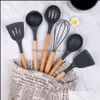 Utensilios de cocina, batidor de huevos Spata para el hogar, juego de cuchara de sopa de cocina Sile, entrega directa, jardín, comedor, Bar Otu9Y