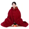 民族衣類ユニセックス7color冬暖かい黒/赤仏教仏dayogaスーツポンチョスショーリンモンク瞑想マックケープローブゼンレイ