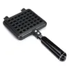 Stampi da forno Waffle Pan Maker Strumenti per biscotti antiaderenti Torta Bakeware Gadget fai da te Materiale in acciaio inossidabile per