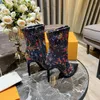 أحذية L01 مصمم أعلى إصدار نقي مصنوع يدويًا 2022s جديد 1V Home Fashion Boots عالي الكعب