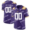 American College Football Wear Maillot de football personnalisé 22 Clyde Edwards-Helaire 1 Eric Reid 7 Bert Jones 20 Billy Cannon 21 Jerry Stovall 80 Jarvis Landry 58 Chinois