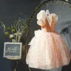 Robe de fille Baby's First Birthday Sequins Party Prom Robe Holy Feast Performing Performance POGRAMENT PO PO