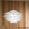 Hanglampen diy woonkamer lampshade restaurant slaapkamer plafond kroonluchter pp café bar decoratie lotus club wit