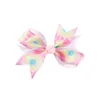 Hårtillbehör Småbarn Baby Girls Tie Dye Prints Clip Bowknot Hairpin Headwear Christmas Gifts For Kids Age 10