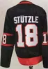 Men Ice Hockey Reverse Retro 18 Tim Stutzle Jersey 12 Alex DeBrincat 28 Claude Giroux 7 Brady Tkachuk 72 Thomas Chabot All Stitched Black Red White Color Team Sport