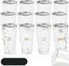 Sublimation Blanks Tumbler Blanc 20 OZ Tasses de voyage à café en acier inoxydable avec couvercle Tasses de sublimation pour le transfert de chaleur DIY FY5023 ss1213