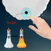 Nattljus 3D -tryck LED Space Shuttle Rocket Light Desk Lamp 800mAh USB RECHARGEABLE Atmosphere Room Decor Kids julklapp