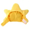 Vêtements de chien drôle animal animal de compagnie chapeaux d'étoiles de mer réglable chaton fête chaud couvre-chef cosplay costume po prop fournitures accessoires de chat