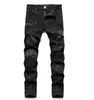 2022 Jeans para hombre Ripped Skinny Stretch Biker Denim Slim Fit Hip Hop Pantalones para hombre Pantalones Asia Tamaño 29-38 Alta calidad AOXLPurple jeans