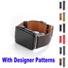 Fashion Brand L Designer-Uhrenarmbänder für Apple Watch 8, 7, 6, 5, 4, 3, 2, Ersatzarmband, Leder, weiße quadratische Bänder, iWatch-Serie 49 mm, 45 mm, 41 mm, 38/40/42/44 mm