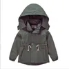 Kinder-Schleienmäntel, Designer-Kleidung, Mädchen, Knopf-Windjacke, Pullover, Baby-Winterkleidung, Kapuzenmäntel, Kind, lässig, klassisch, solide Jacken, warme Mode, Oberbekleidung BC213