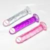 バイブレーターセックスおもちゃ強い吸引カップゼリーリアルなディルドペニスアナル女性の女性大人のためのセクシーな製品