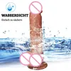 Sex Toy Dildo 21cm realistisk silikon kraftfull sugkopp styv kuk kvinnor självförsvar kraft g spot stimulator vuxen y s