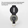 Gadget all'aperto Compasses Camping Marching Trekking Security Portable Piegable with Lid Student School Educational Equipment