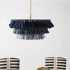 Lampes suspendues Nordic Cotton Tassel Lustre Designer Creative Bohemian Lumières Lustres Pendentes pour salon chambre lampe