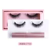 1 Pair of Magic Magnet False Eyelashes 5 Magnetic Glue-Free Multi-Layer Thick Cross Mink Hair Eyelash Set