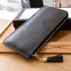 designer wallet Women Zipper Bag Female Purse Fashion Card Holder Pocket Long Tassel with Box1569