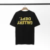 メンズTシャツGallerryss Designer Tshirts Deptt Sweaters New Inverted Letter Slogan Print Round Neck Cotton Short Sleeve Etge