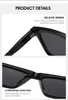 Lunettes de soleil Fashion Square Plastic Women39S UV400 MEN39S Luners Classic Retro Brand Design Driving3890237