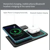 3 in 1 Wireless Charger for iphone airpods Apple watch Foldable Fast Charging Station