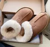 Echte Schapenvacht Winter Slippers Vrouwen Platform Snowboots Designer Classic Mini Ultra Dikke Bodem Warm Bont Booties kastanje Zwart Enkel Snowboots