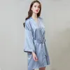 Women's Sleepwear 2022 The Latest Fashion In Europe And United States Selling Pajamas Increase Silk Like Nightgown Women's Sum