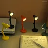 Lampes de table Mini lampe de protection des yeux LED livre-clip lumière portable pliant veilleuses pour chambre à coucher décorer camping éclairage de secours