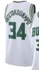 Giannis 34 Antetokounmpo Buck Basketball Jersys City Jersey Edition 남자 아이들 청소년 통기성 메쉬