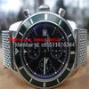 Original Box Luxury Watch Wristwatch 46mm Aeromarine Superocean A13320 Ocean Rostfri Chronograph Men Watches315U