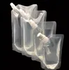 500 stks doypack 250 ml 350 ml 420 ml 500 ml plastic stand -up tuit vloeistof bag pack drinking opslag drink tuit pouch