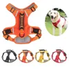 Collares para perros Correas Arnés Sin tirones Chaleco grande ajustable reflectante para perros medianos y grandes Accesorios para caminar Bulldog francés T221212