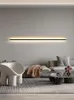 Lampa ścienna prosta i nowoczesna minimalistyczna długie paski do salonu kratka sypialnia sypialnia nora kreatywne lampy LED