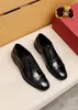 2023 Eleganckie buty sukienki męskie Formalne skórzane mieszkania Men Men Classic Brand Projektant Suit Wedding Party Oxford Buty Rozmiar 38-45