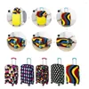 Outdoor Bags Elastic Travel Luggage Suitcase Cover Printed Protective Bag Trolley Draw-bar Box Washable Dustproof Case Protector