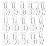 Sublimatie Blanco Oorbellen Warmteoverdracht Oorbel Onvoltooide Houten Teardrop Hangers in 5 Diverse Vormen voor Sieraden DIY Maken P1213