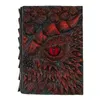 Notebook Vintage Retro 3D Dragon Theme Relief Blank Paper Diary Book Planner Notepad School Stationery Supplies 1Pcs
