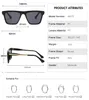 Lunettes de soleil Fashion Square Plastic Women39S UV400 MEN39S Luners Classic Retro Brand Design Driving3890237