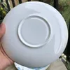 شاي القهوة يضع Jade Phoenix White Bone Cup China Cup and Saucer 2 قطعة