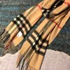 Check Men Cashmere Scarfs Projektant Scali Luksus Szal Miękki echarpe na zewnątrz podróż Thicen Bufanda wygodna wełniana zimowa szyja ciepłe kobiecie szalik sciarpa