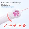Cat Toys Shape Projection Sticks 5-i-1 Utbytbar mönsterlaser med hängande kedje husdjur inomhusspelartiklar