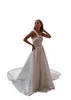 Elegant Simple Plus Size A Line Wedding Dresses Sleeveless One Shoulder Pleats Draped Backless Court Train Bridal Gowns Custom Made